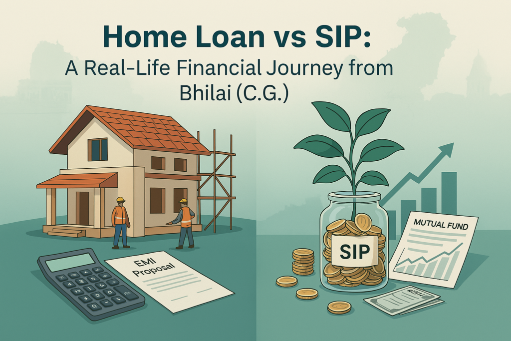 Home Loan vs SIP: A Real-Life Financial Journey from Bhilai (C.G.)